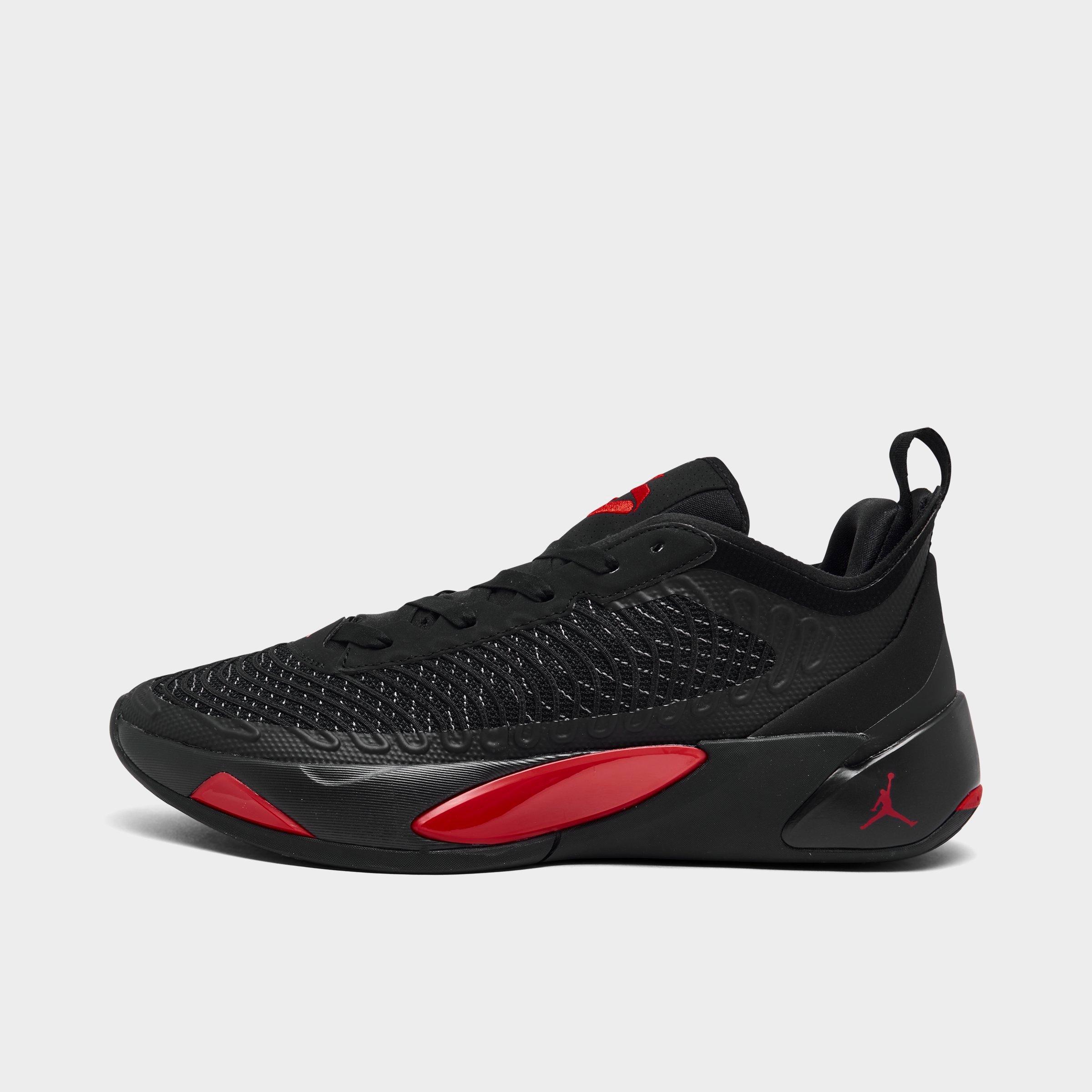 Nike Jordan Luka 1 Basketball Shoes In Black/university Red/dark Grey