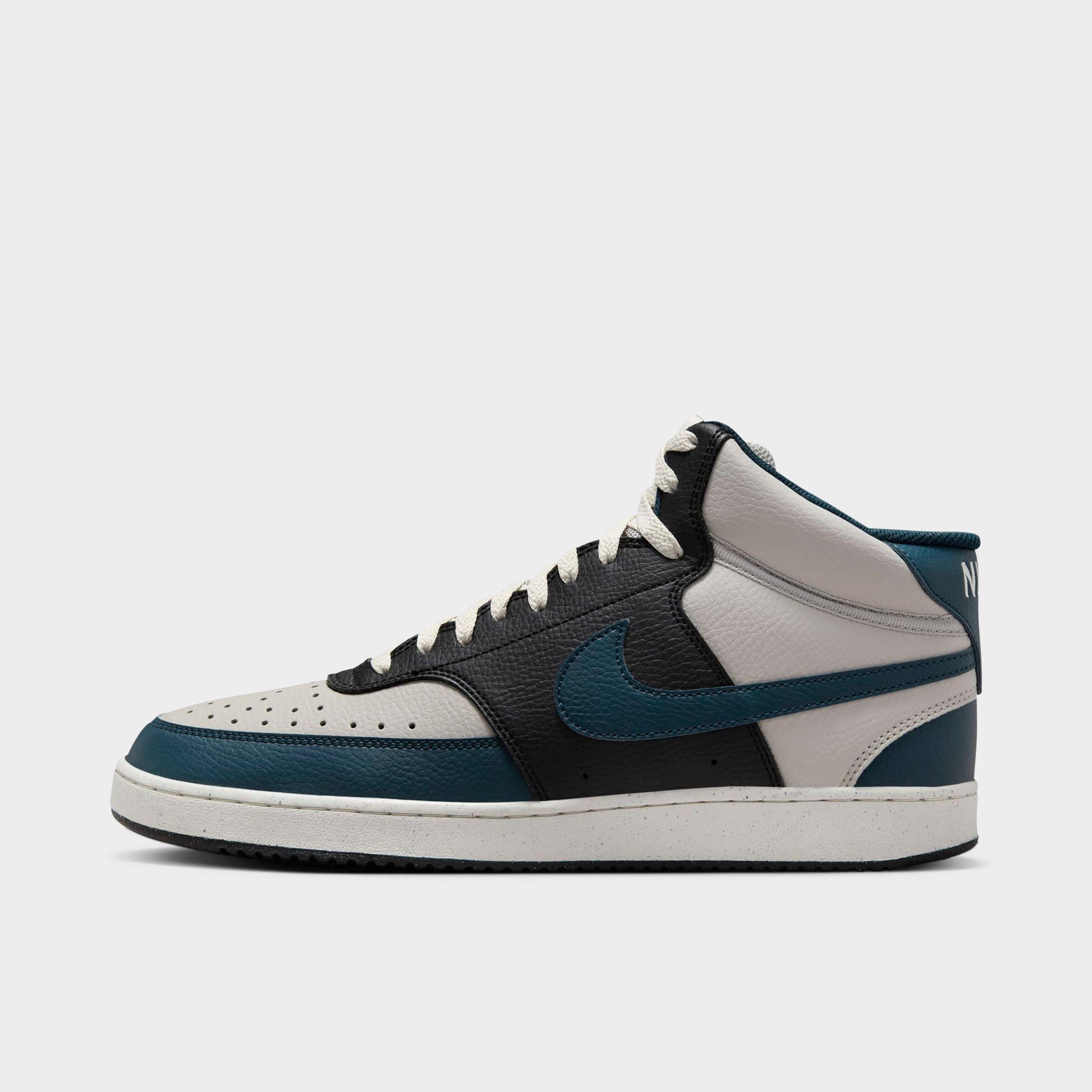 Nike Men's Court Vision Mid Next Nature Casual Shoes in Light Iron Ore/Phantom/Black Size: 7.0