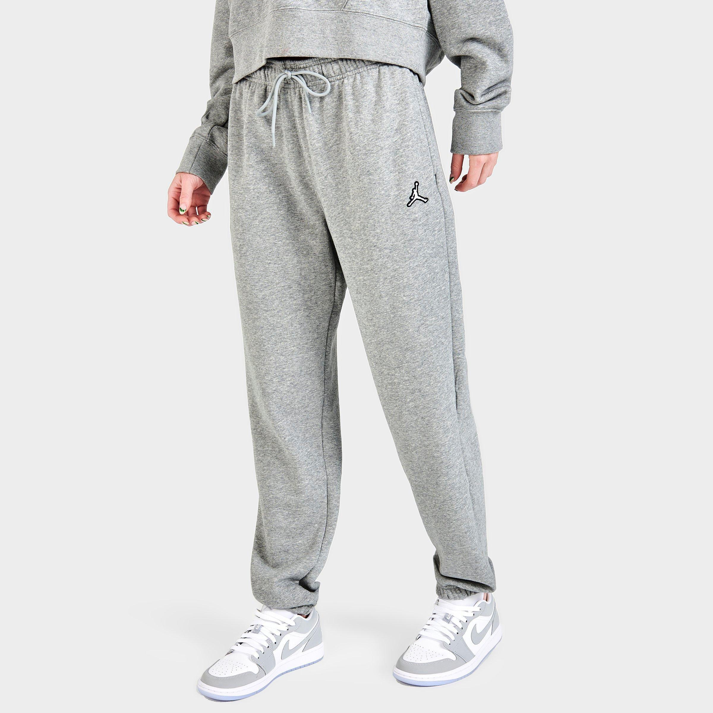 Nike Jordan Women's Essentials Fleece Jogger Pants In Grey
