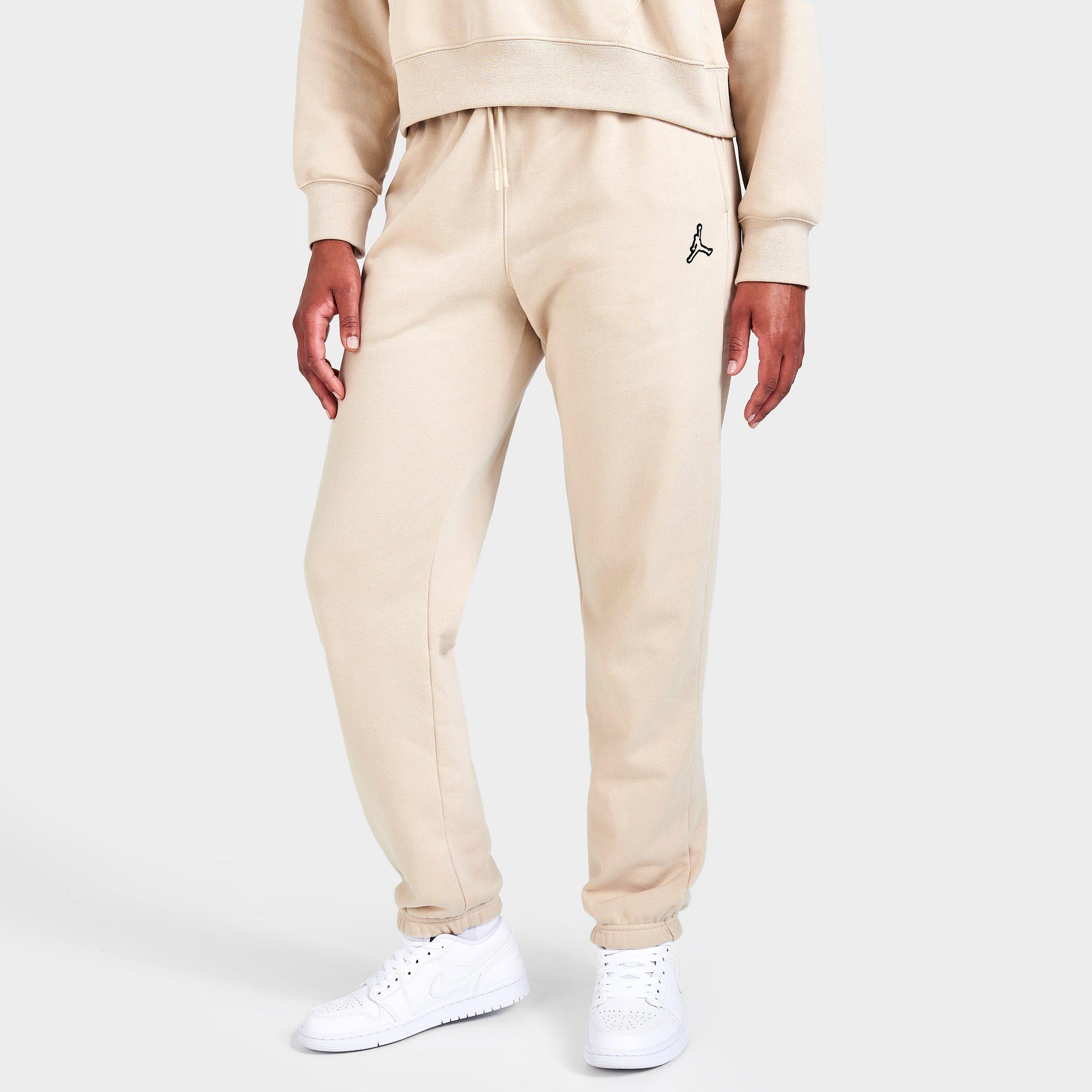 Nike Jordan Women's Essentials Fleece Jogger Pants In Sanddrift
