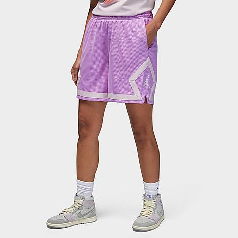 Nike Jordan Women's Heritage Diamond Shorts In Rush Fuchsia/iced Lilac