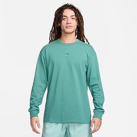 Shop Nike Men's Sportswear Premium Essentials Long-sleeve T-shirt In Bicoastal