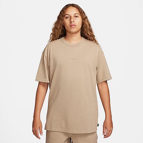 Shop Nike Men's Sportswear Premium Essentials T-shirt In Khaki