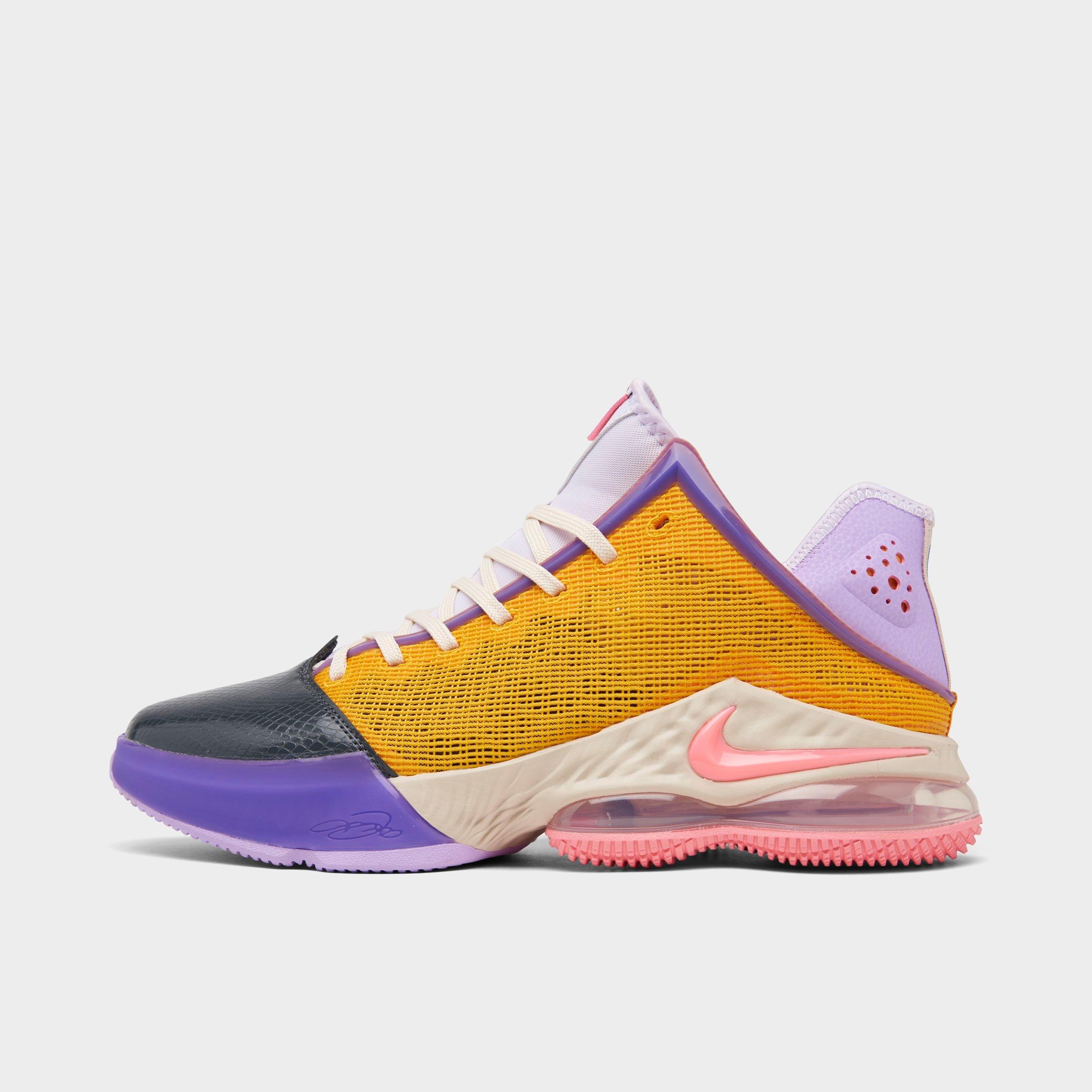 Nike Lebron 19 Low Seasonal Basketball Shoes In Lilac/pink Glaze/dark ...