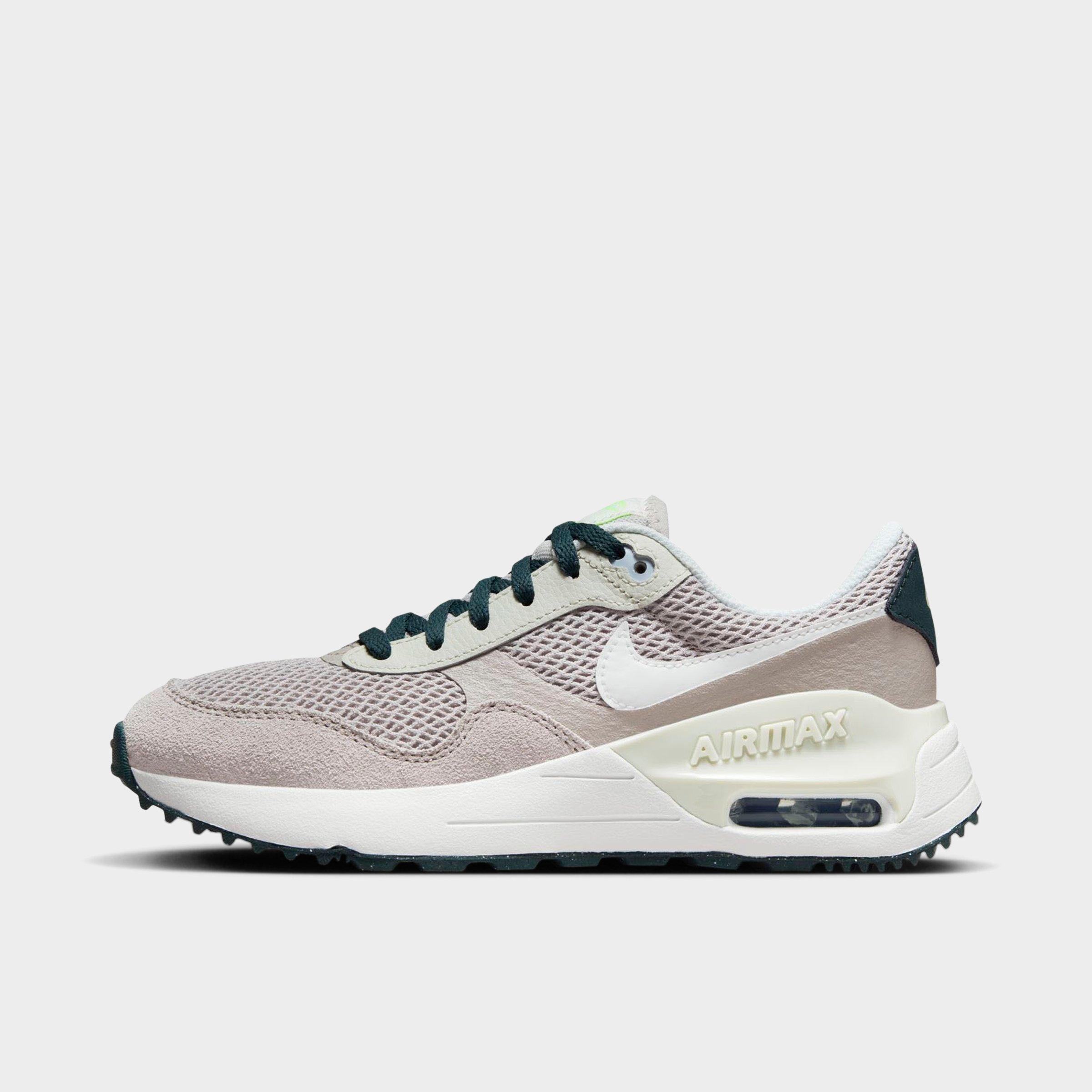 Nike Big Kids' Air Max Systm Casual Shoes In Light Iron Ore/sea Glass/blue Tint/summit White