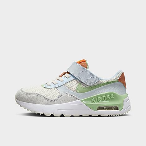 Shop Nike Little Kids' Air Max Systm Casual Shoes In Phantom/football Grey/amber Brown/honeydew