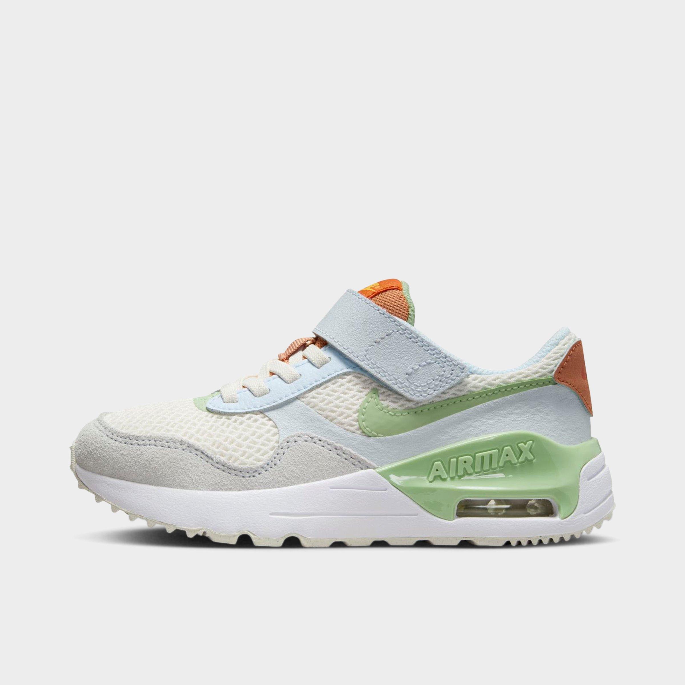 Nike Little Kids' Air Max Systm Casual Shoes In Phantom/football Grey/amber Brown/honeydew