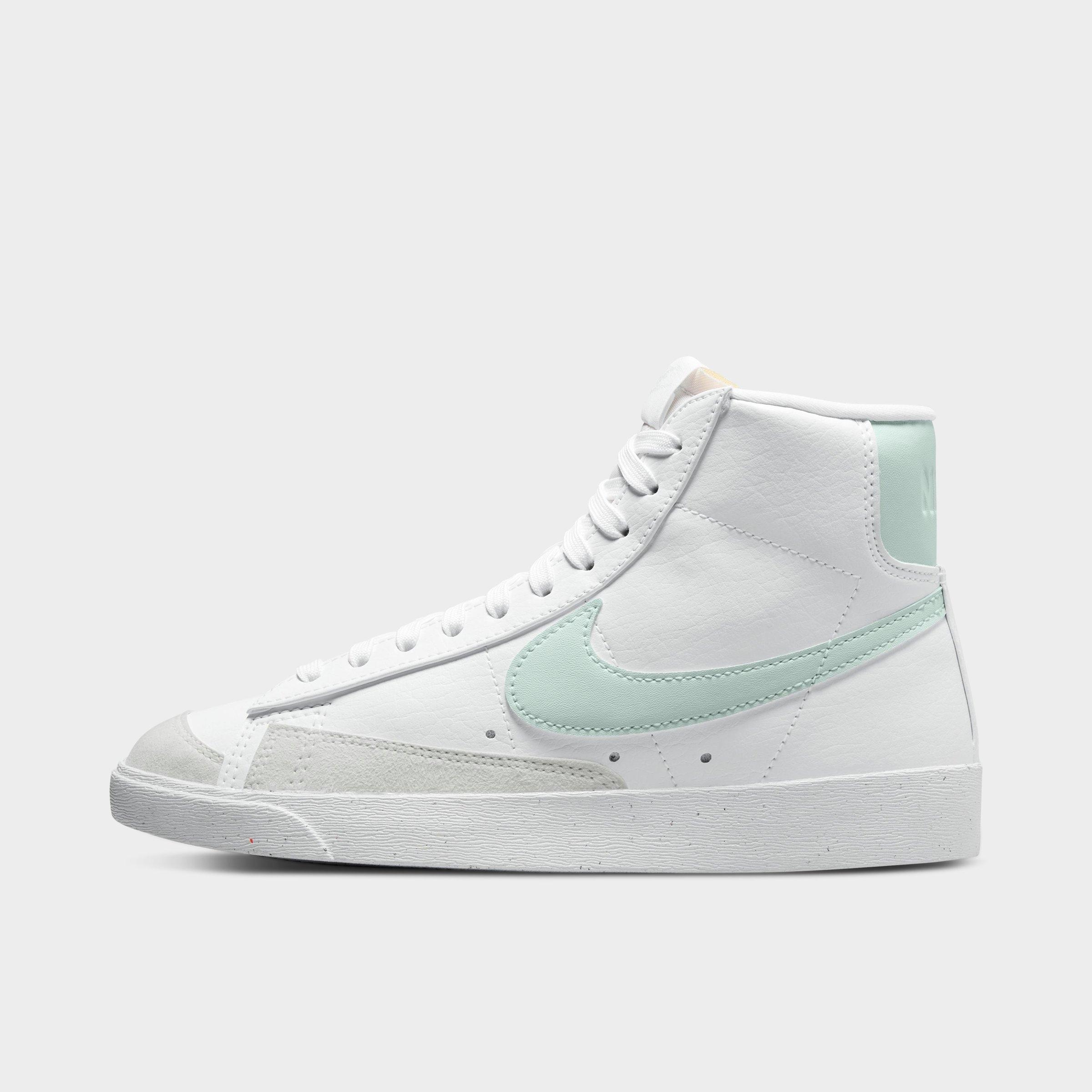 Nike Women's Blazer Mid '77 Next Nature Shoes In White/barely Green