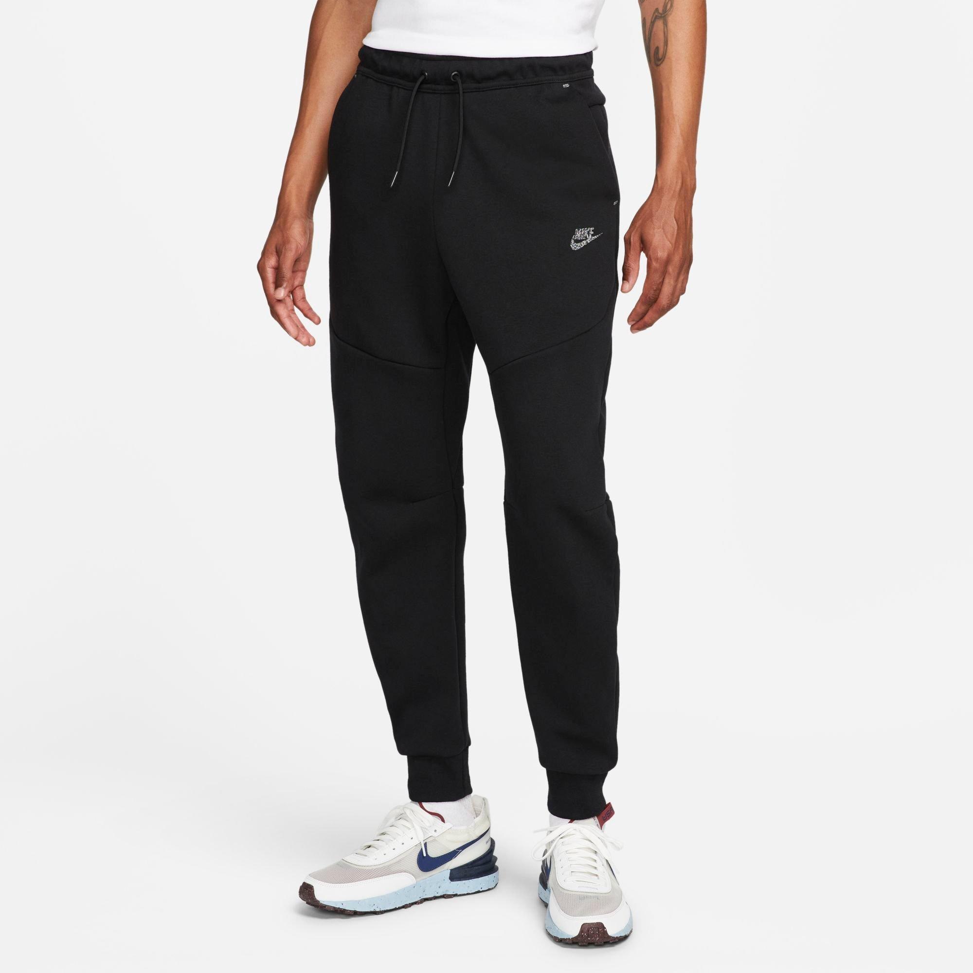 Nike Men's Sportswear Tech Fleece Dna Jogger Pants In Black/heather