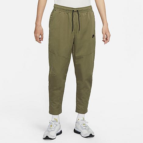 Nike Men's Sportswear Tech Essentials Lined Commuter Pants In Medium Olive/black