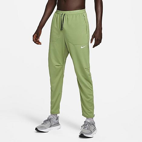 Shop Nike Men's Phenom Dri-fit Knit Running Pants In Alligator/reflective Silver