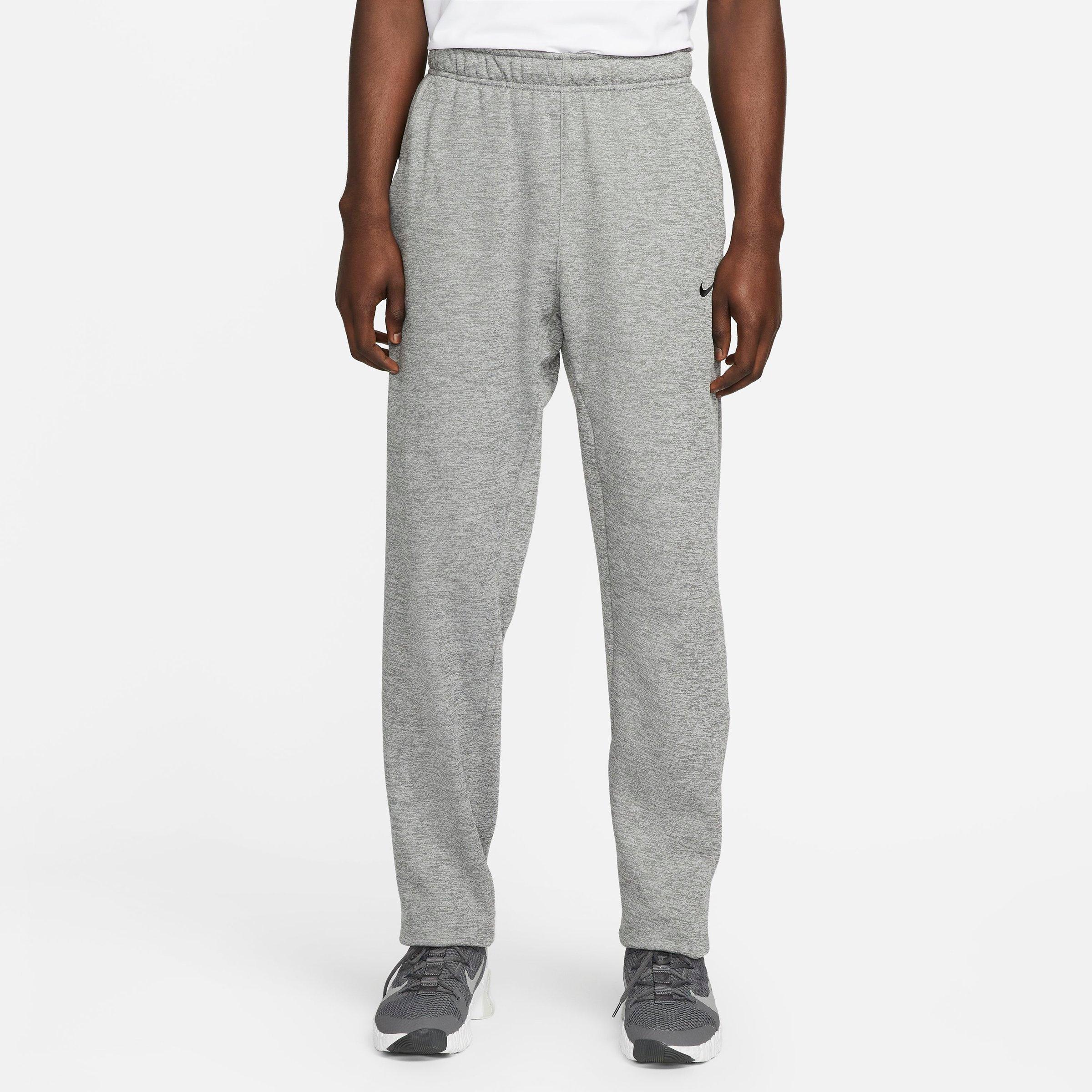 Nike Men's Therma-FIT Sweatpants in Grey/Dark Grey Heather Size LT 100% Polyester
