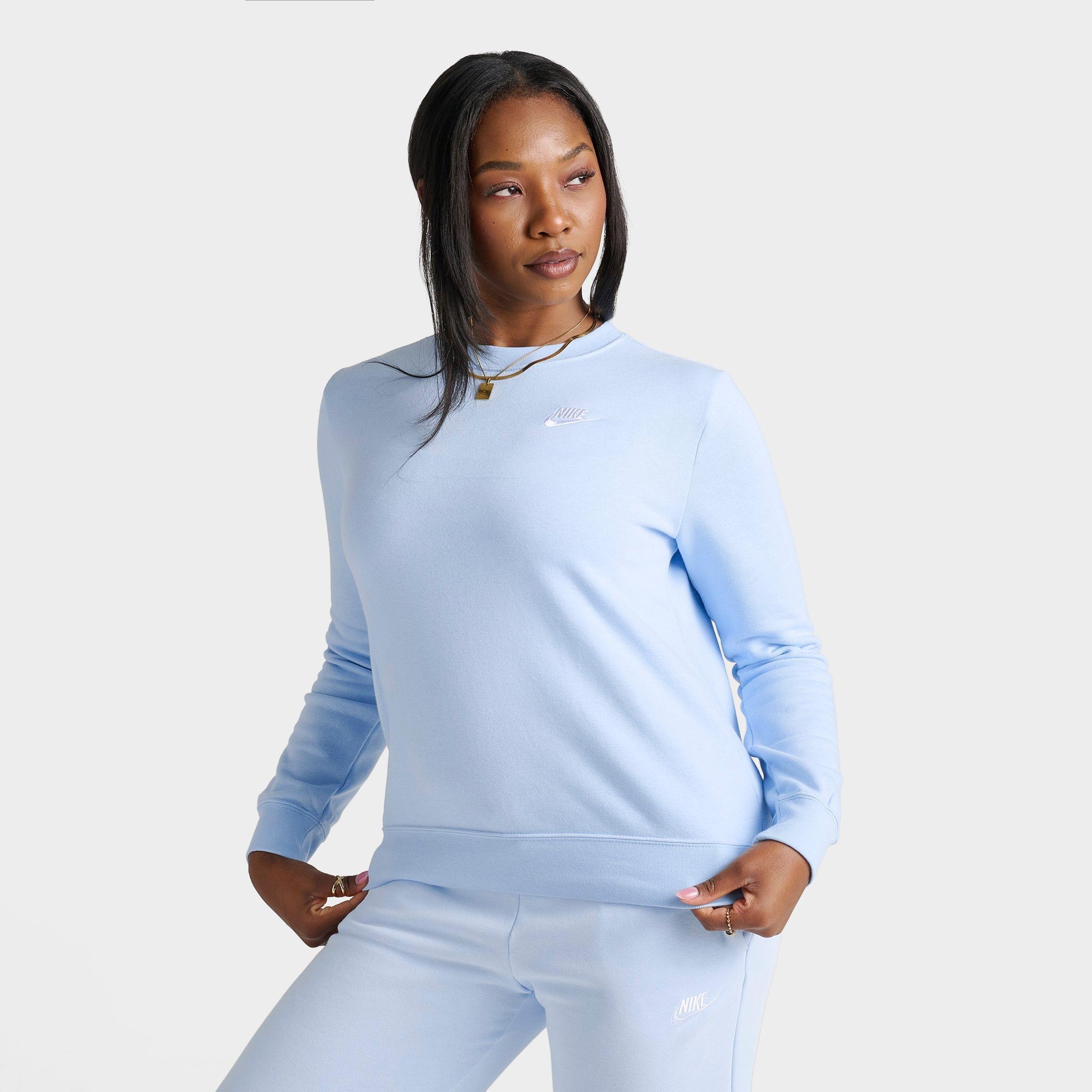 Nike Women's Sportswear Club Fleece Crewneck Sweatshirt In Blue