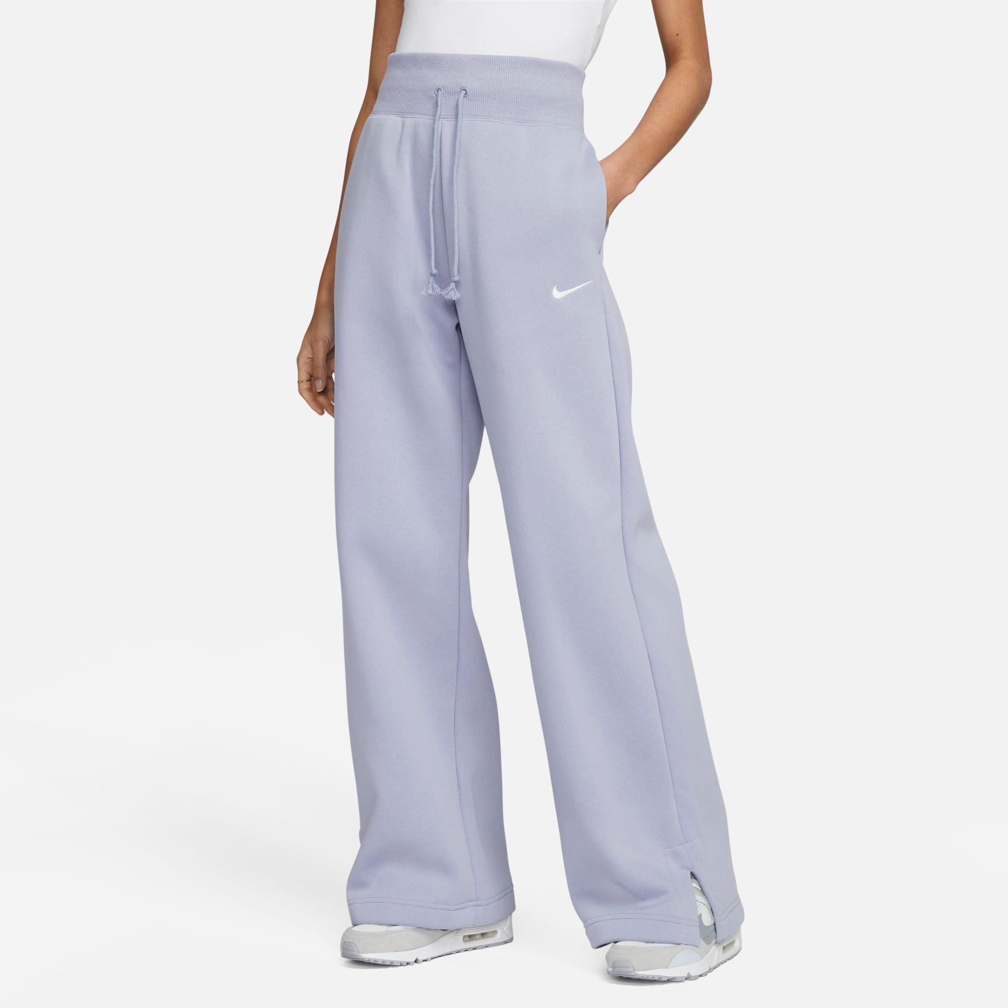 Nike Women Sportswear Fleece Wide-Leg Sweatpants in Grey, Diff  Sizes,FB2727-063