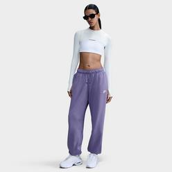 【NIKE】★Mid-Rise Oversized Open Hem French Terry Pants★ Nike Sportswear Women's Mid-Rise Oversized Open-Hem French