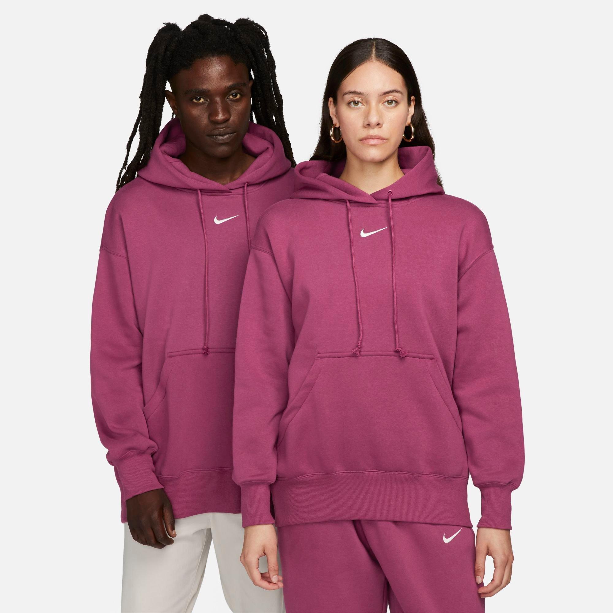 Nike Women's Sportswear Phoenix Fleece Oversized Pullover Hoodie In Grey