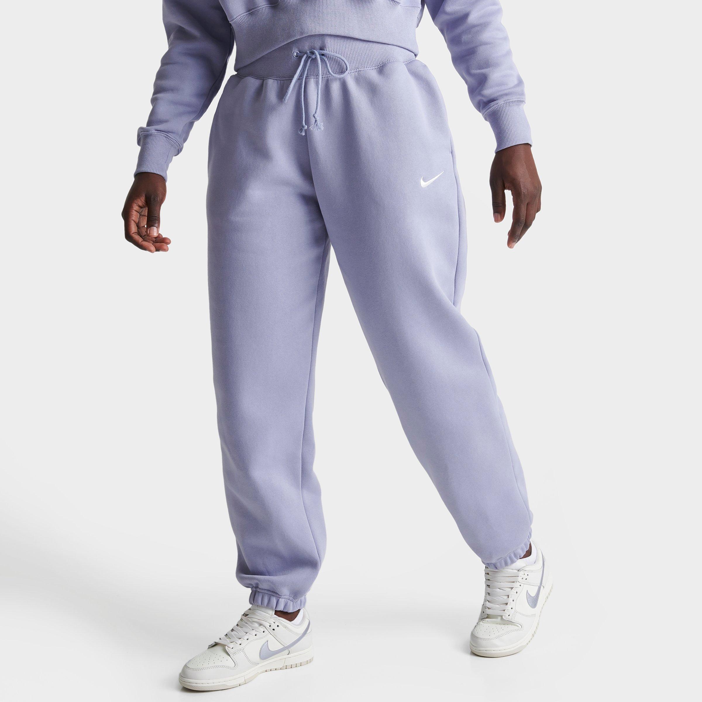 Nike Women's  Sportswear Phoenix Fleece High-waisted Jogger Pants In Purple