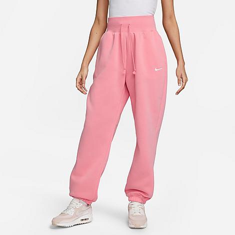 Nike Women's Sportswear Phoenix Fleece Oversized High-waist Jogger Pants In Pink