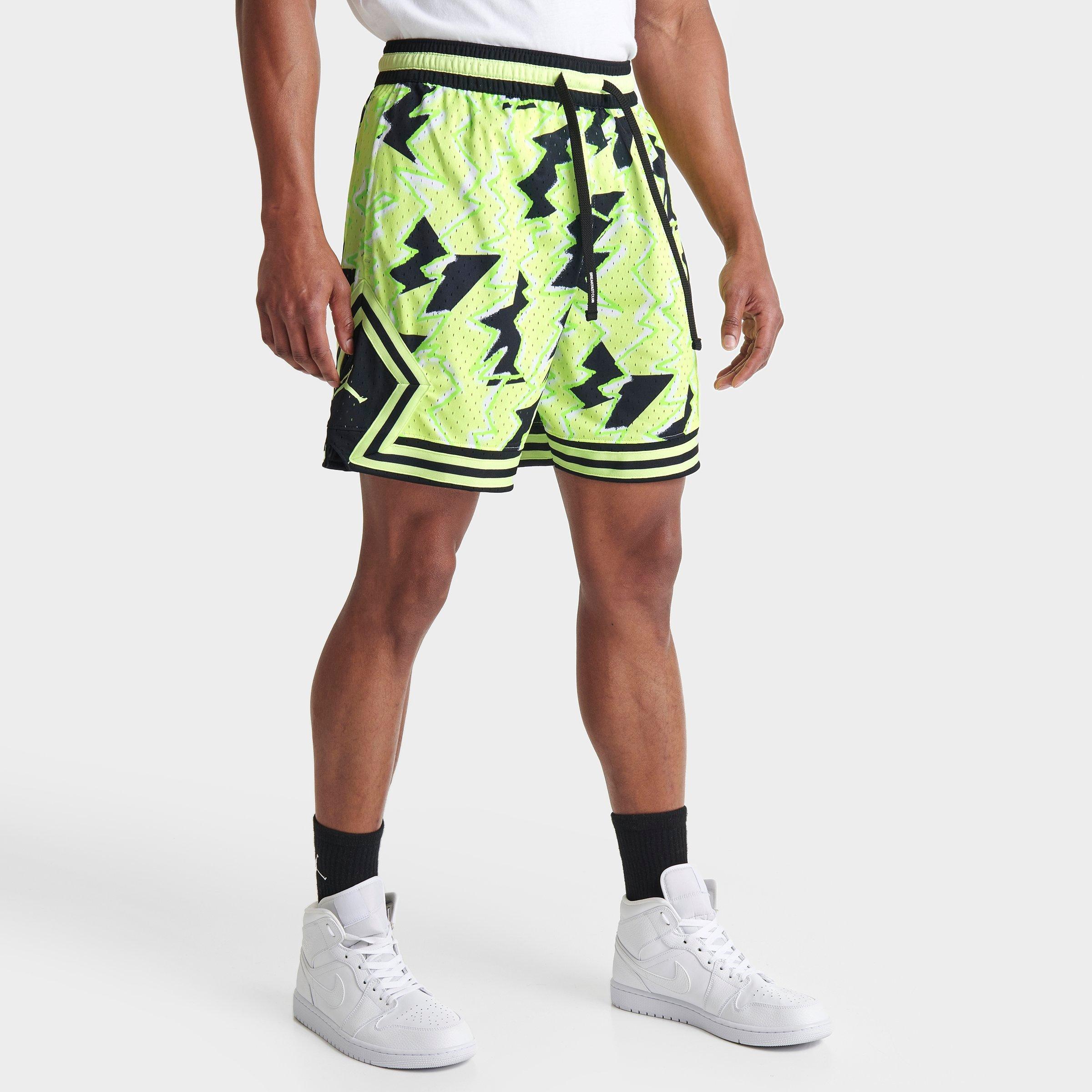 Nike Jordan Men's Sport Dri-fit Diamond All-over Print Shorts In Black ...