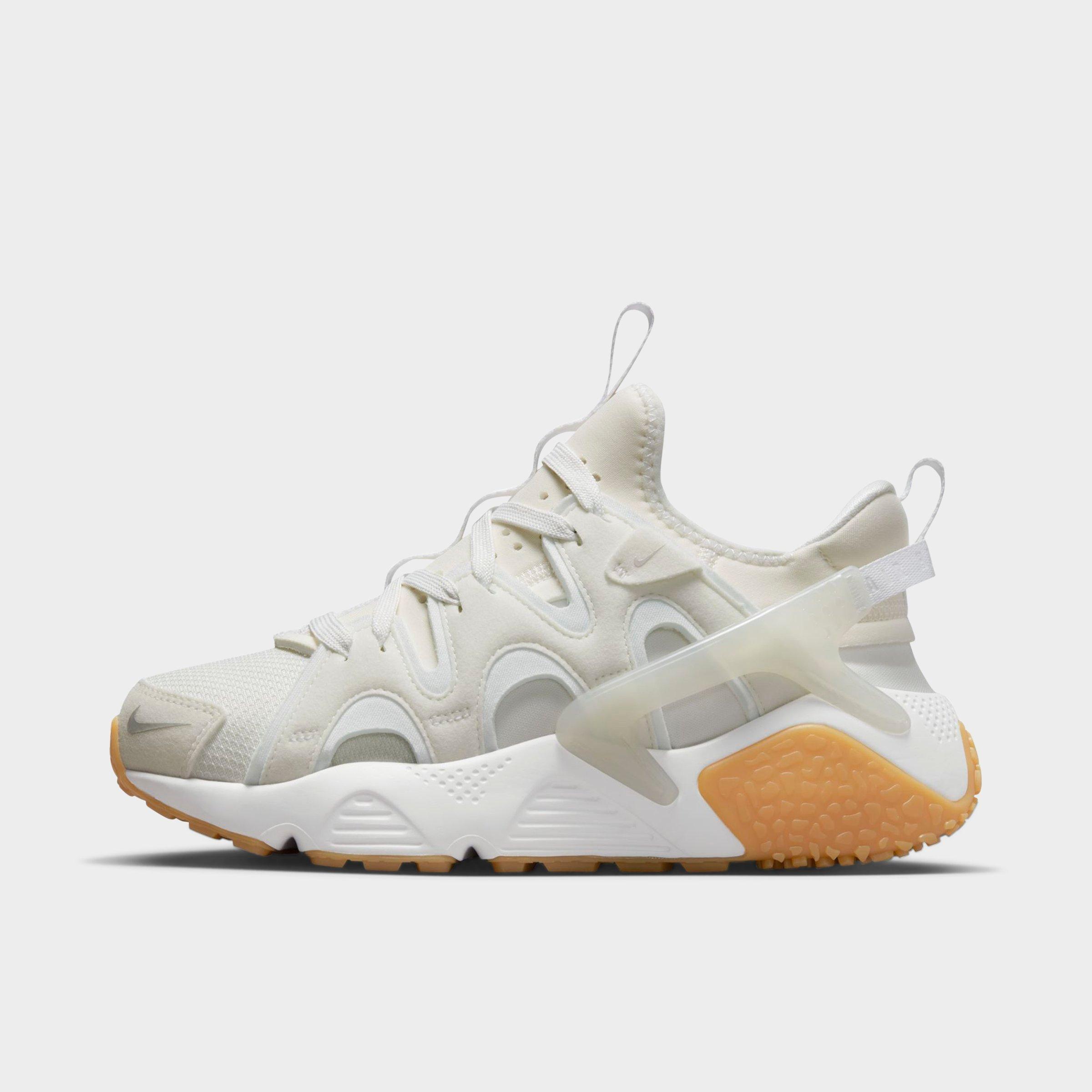 Shop Nike Women's Air Huarache Craft Casual Shoes In Summit White/photon Dust/gum Medium Brown