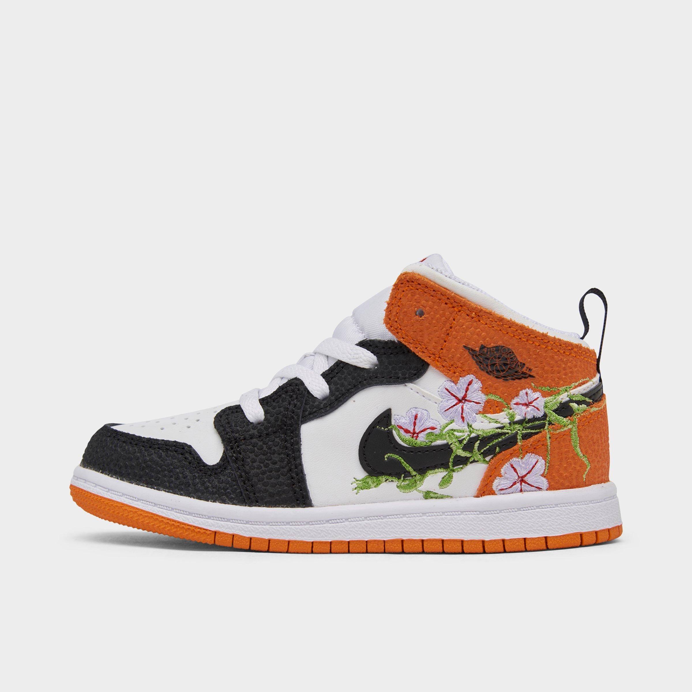 kids toddler air jordan retro 1 mid se casual shoes