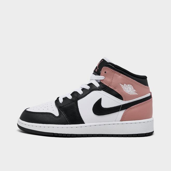 Big Kids' Air Jordan Retro 1 Mid Casual Shoes