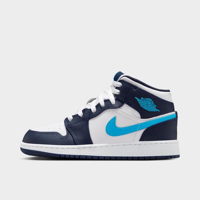 Big Kids' Air Jordan Retro 1 Mid Casual Shoes