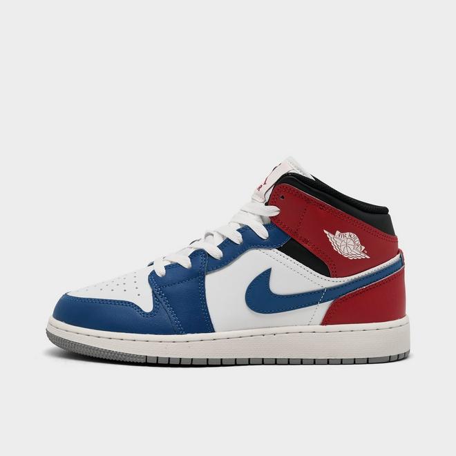 Big Kids' Air Jordan Retro 1 Mid Casual Shoes
