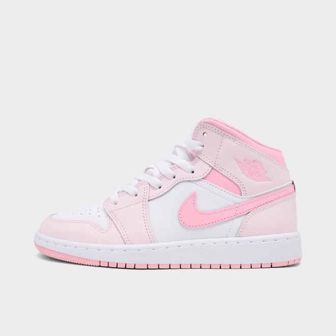 Big Kids' Air Jordan Retro 1 Mid Casual Shoes