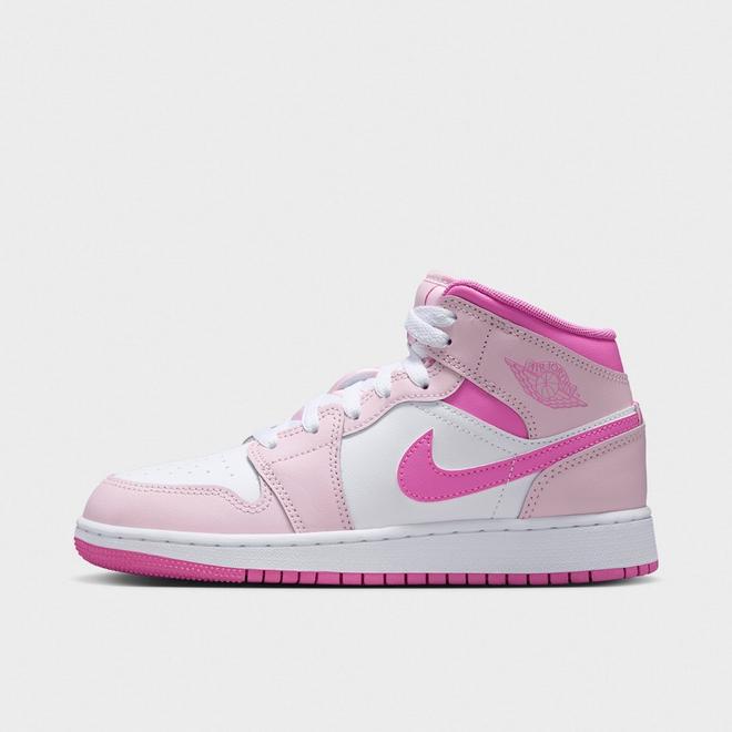 Big Kids' Air Jordan Retro 1 Mid Casual Shoes