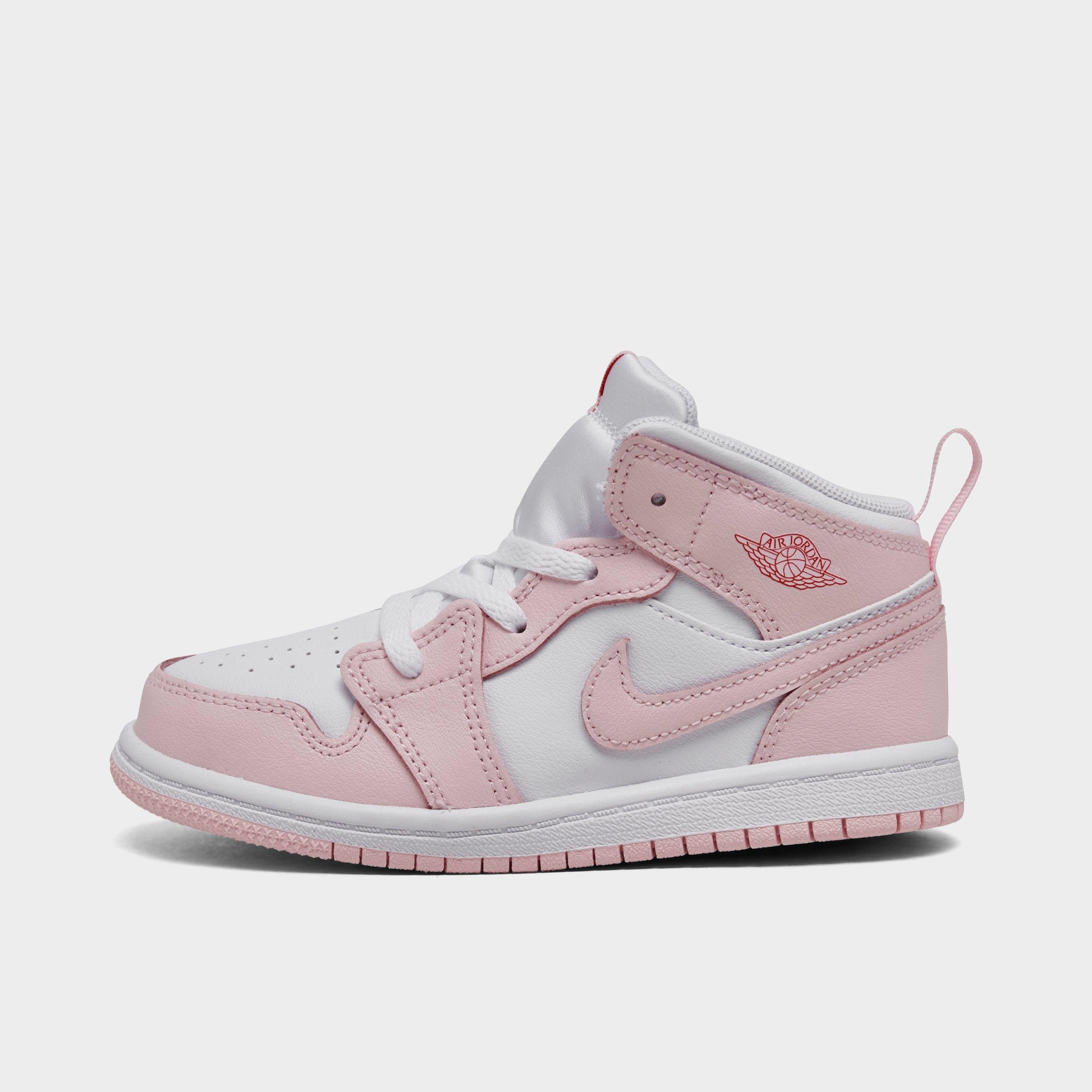 Nike Jordan Kids' Toddler Air Retro 1 Mid Casual Shoes In Multi