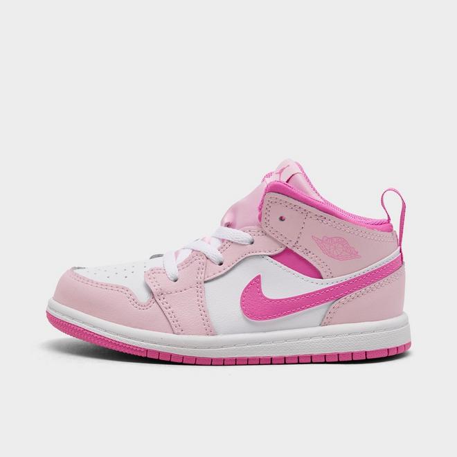 Kids' Toddler Air Jordan Retro 1 Mid Casual Shoes