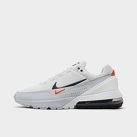 Nike Men's Air Max Pulse Casual Shoes In Summit White/pure Platinum/safety Orange/black
