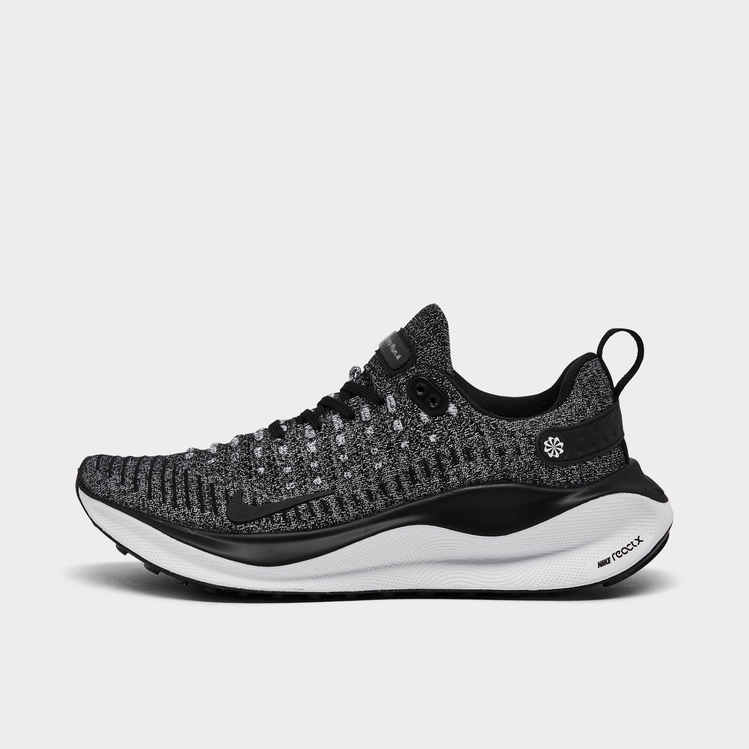 Nike Women's Reactx Infinity Rn 4 Running Shoes In Black/white/black