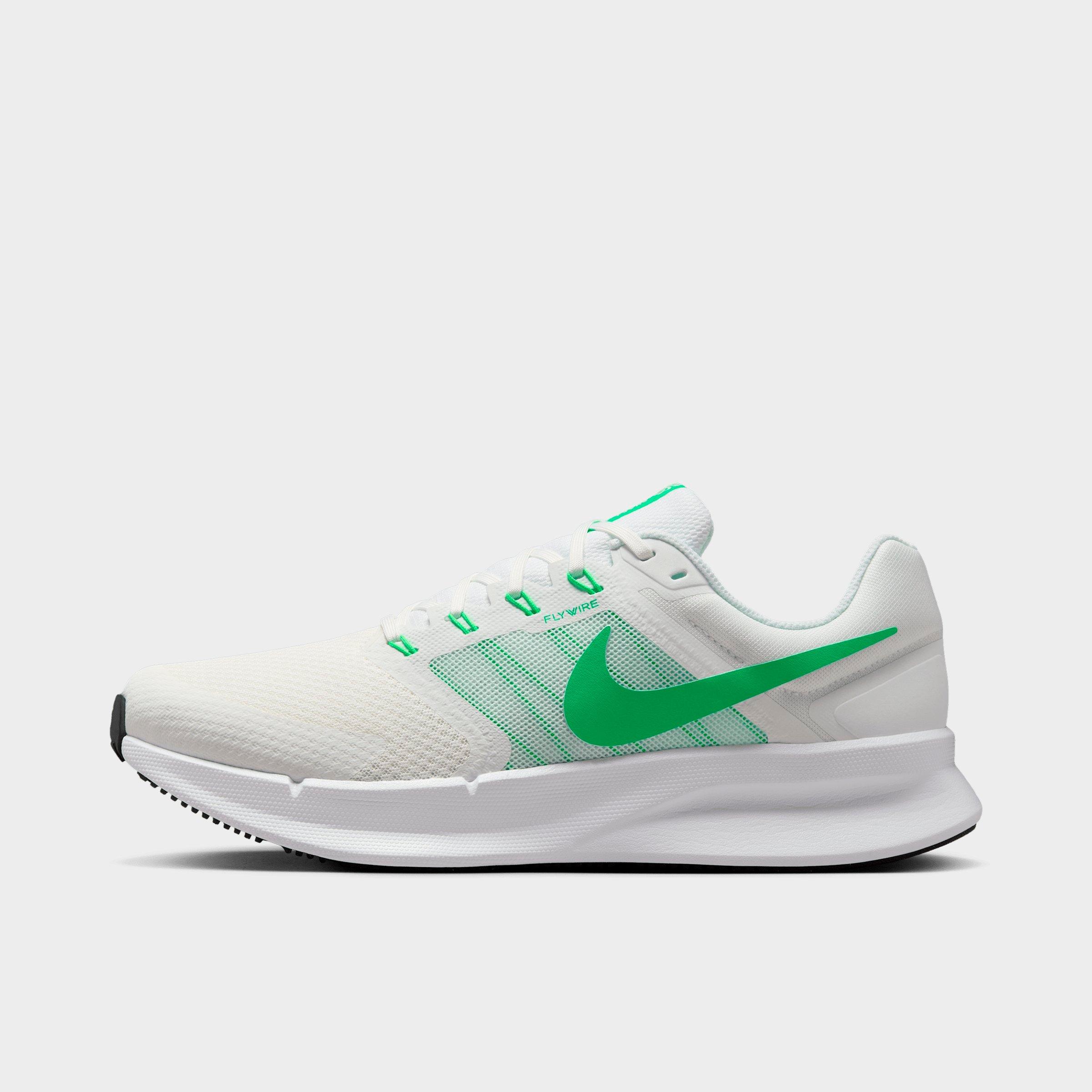 Nike Men's Run Swift 3 Running Shoes in Summit White/Barely Green/Green Strike Size: 7.0