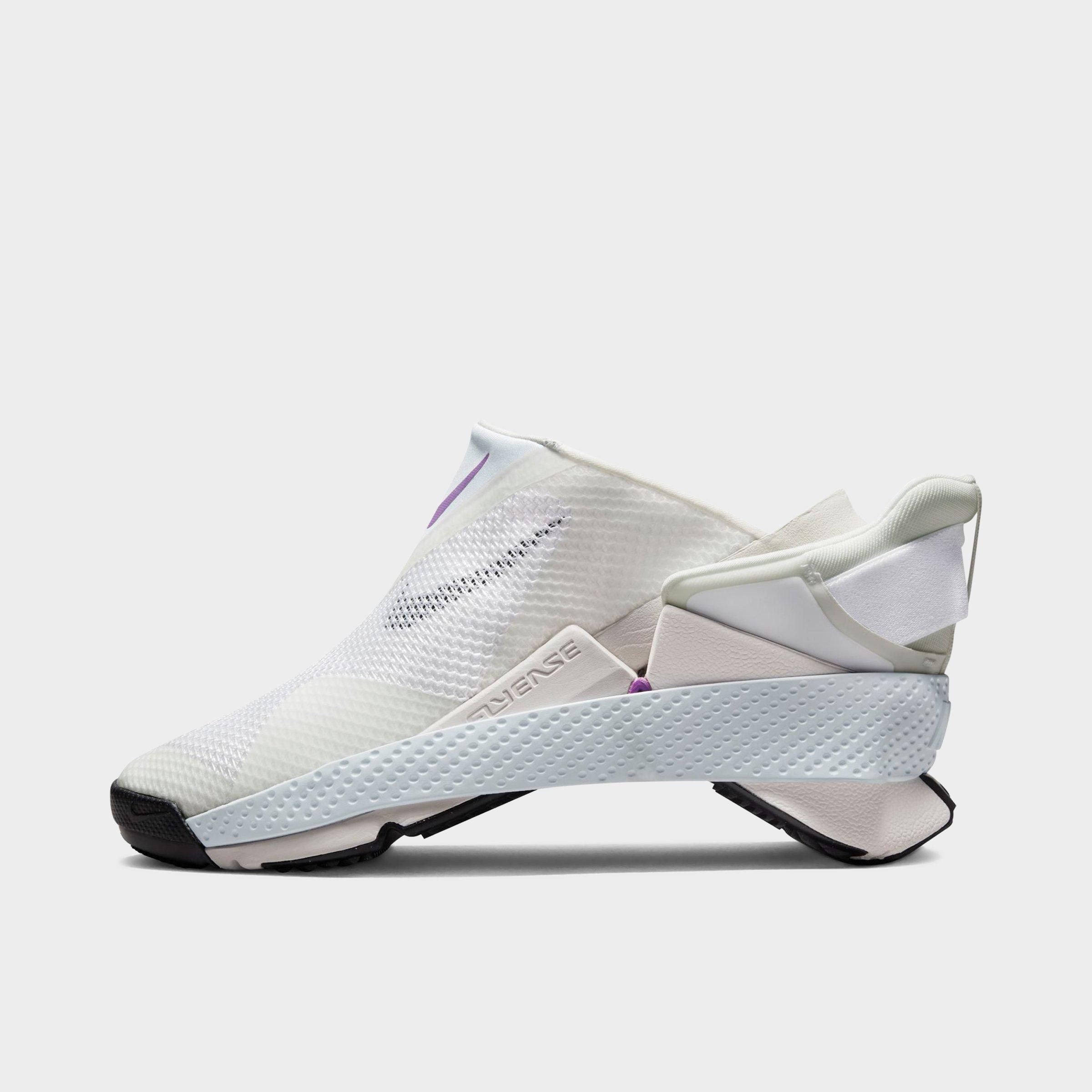 Nike Women's Go Flyease Easy On/off Shoes In White/black/sail/phantom/fuchsia Dream