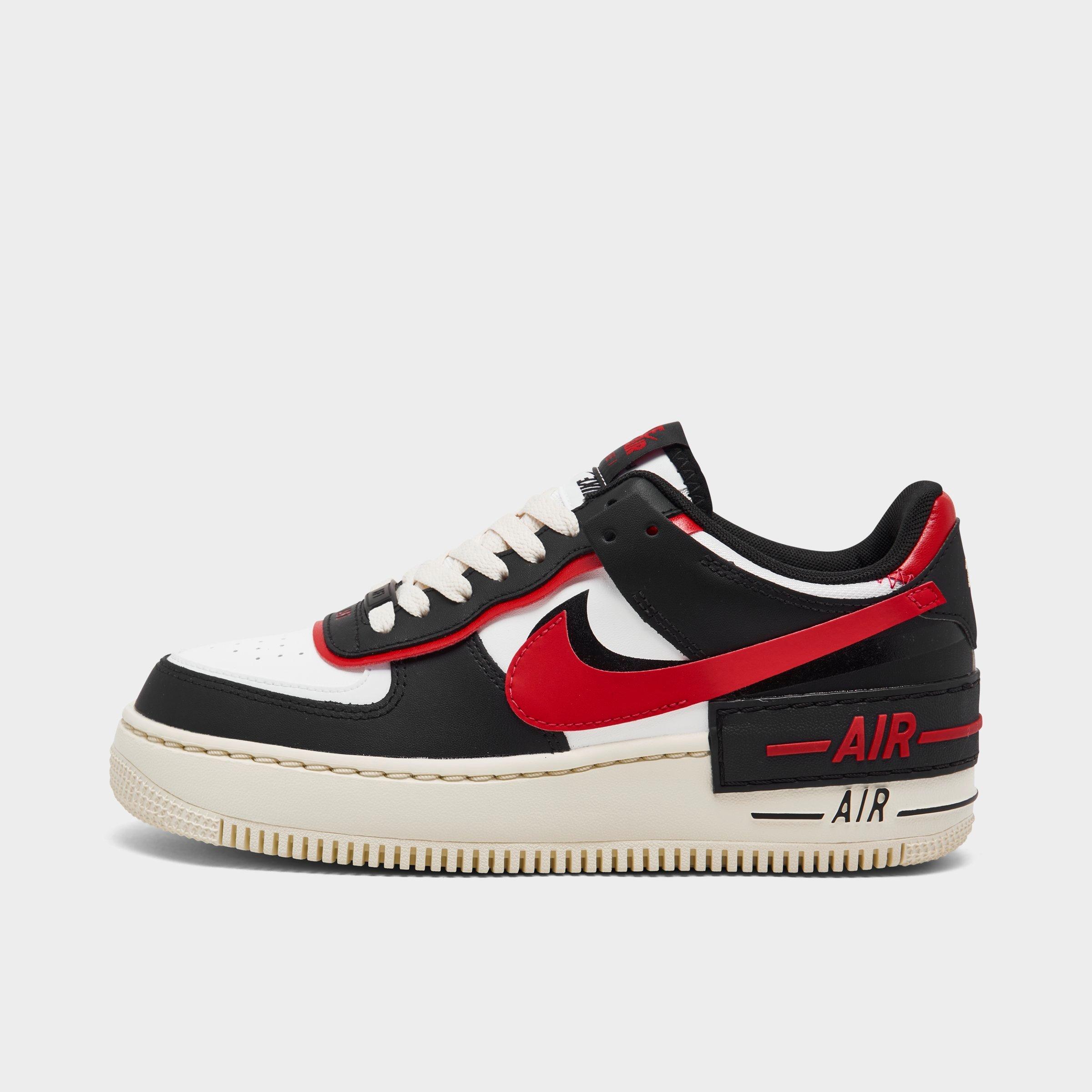 Nike Air Force 1 Shadow Sneaker In Summit White/university Red/black/white