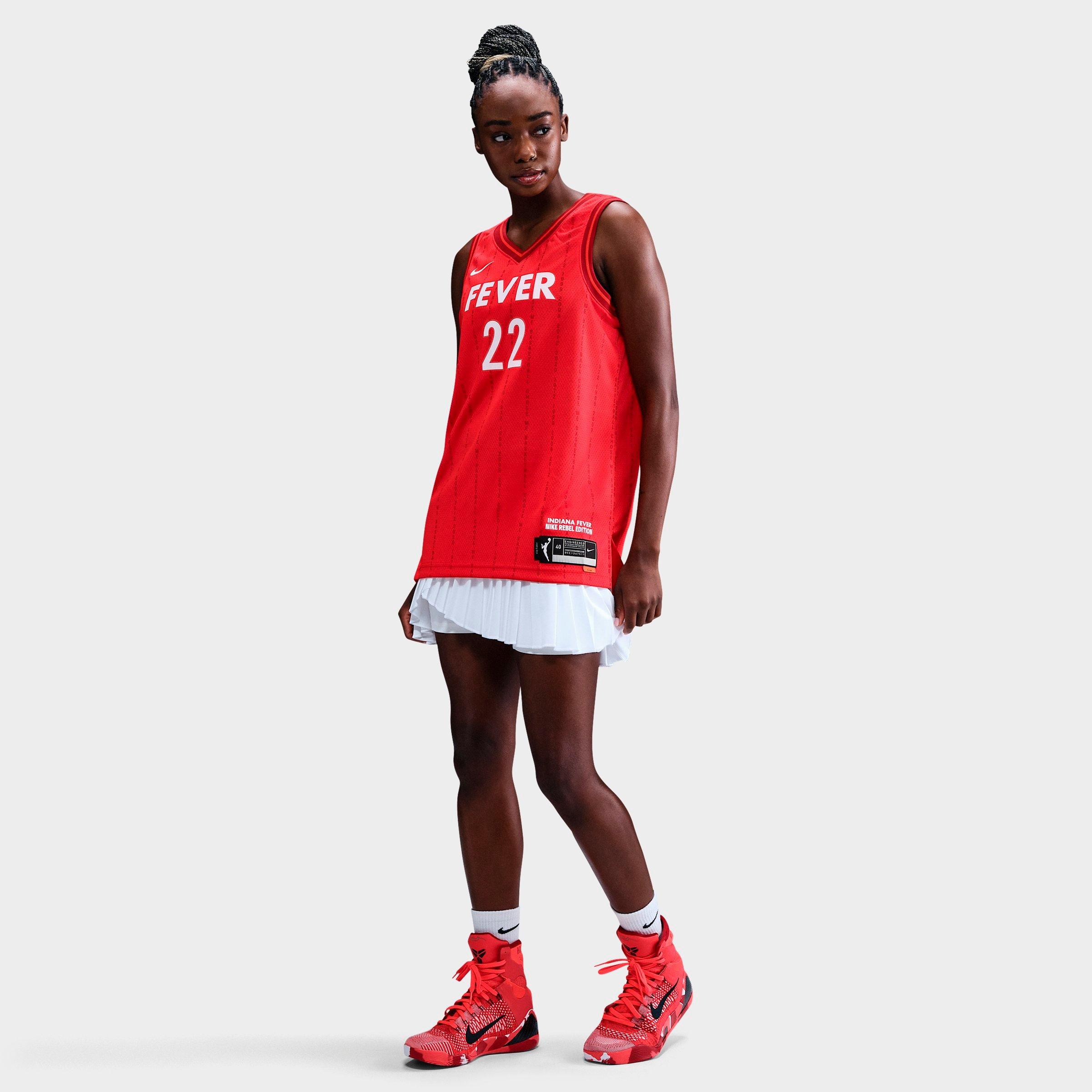 Nike Women's Dri-FIT Indiana Fever Rebel Edition WNBA Victory Replica Jersey in University Red Size: XS