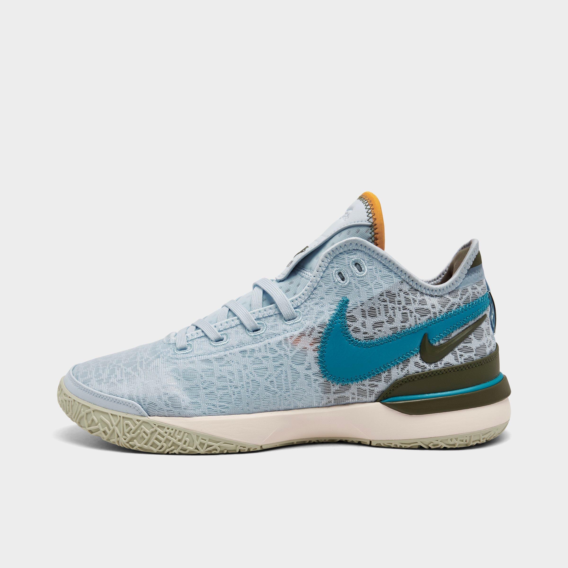 Nike Zoom Lebron Nxxt Gen Basketball Shoes In Blue Tint/teal Nebula/guava Ice