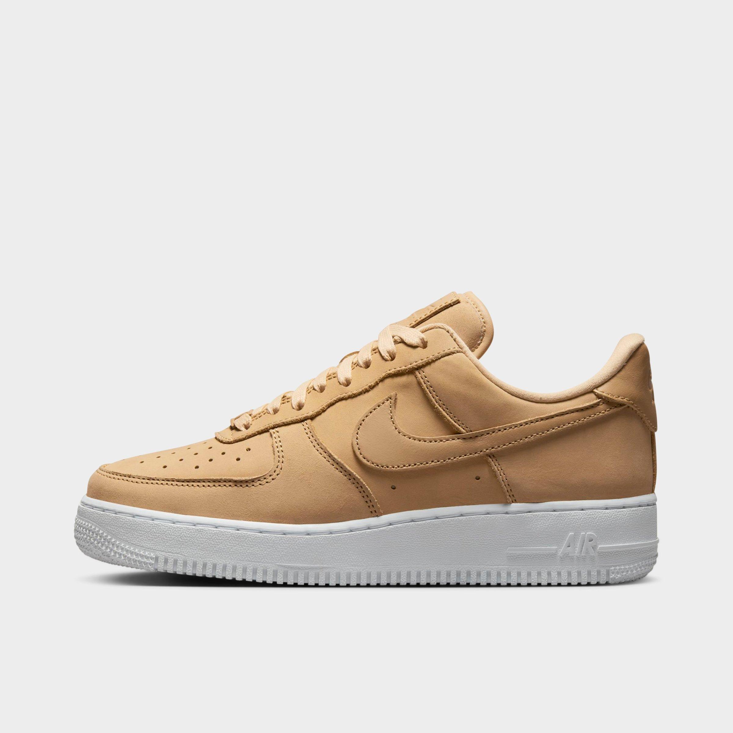 Nike Air Force 1 Premium Dr9503-201 Women Vachetta Tan/white Leather Shoes Jn142 In Vachetta Tan/white