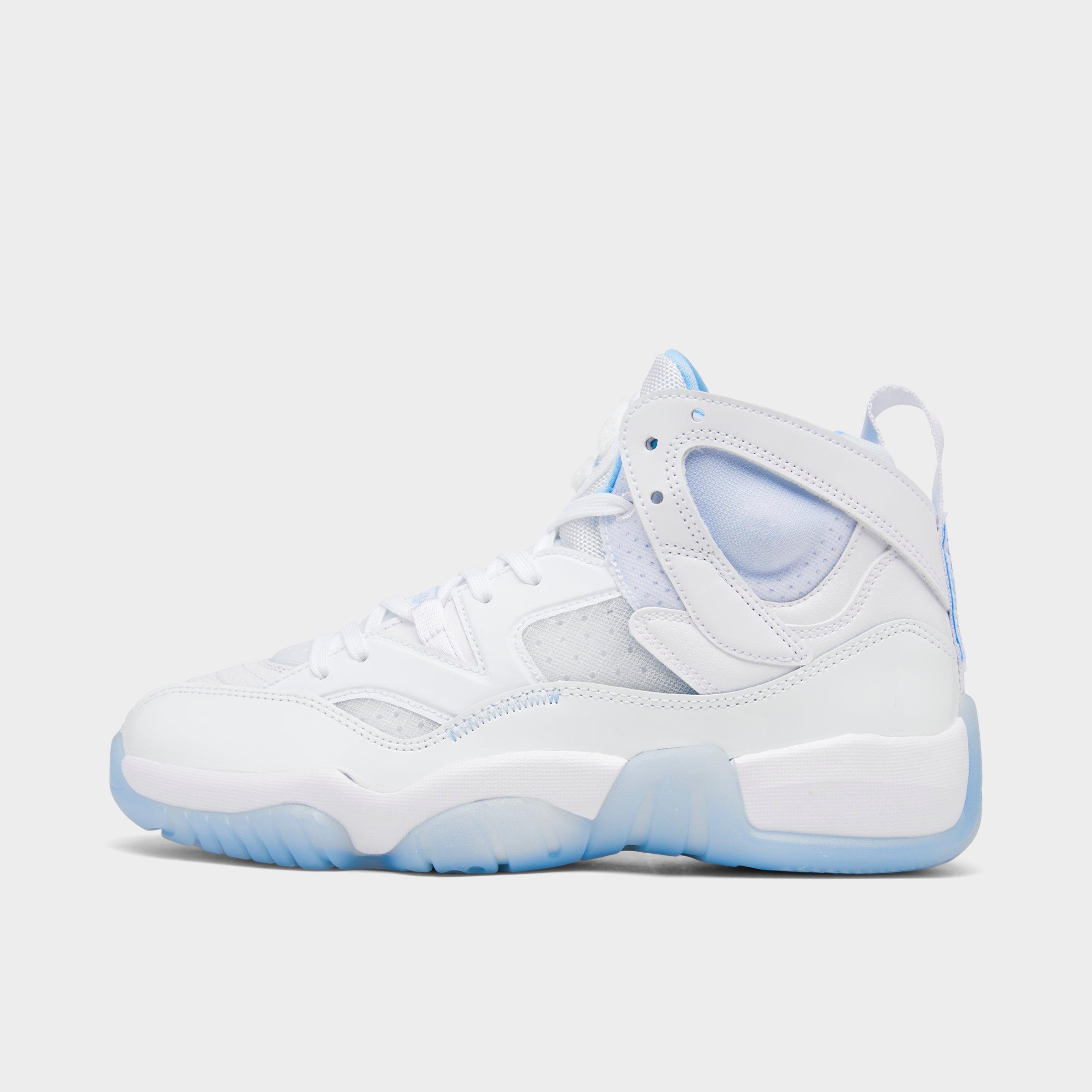 Nike Jordan Women's Jumpman Two Trey Casual Shoes In White/ice Blue