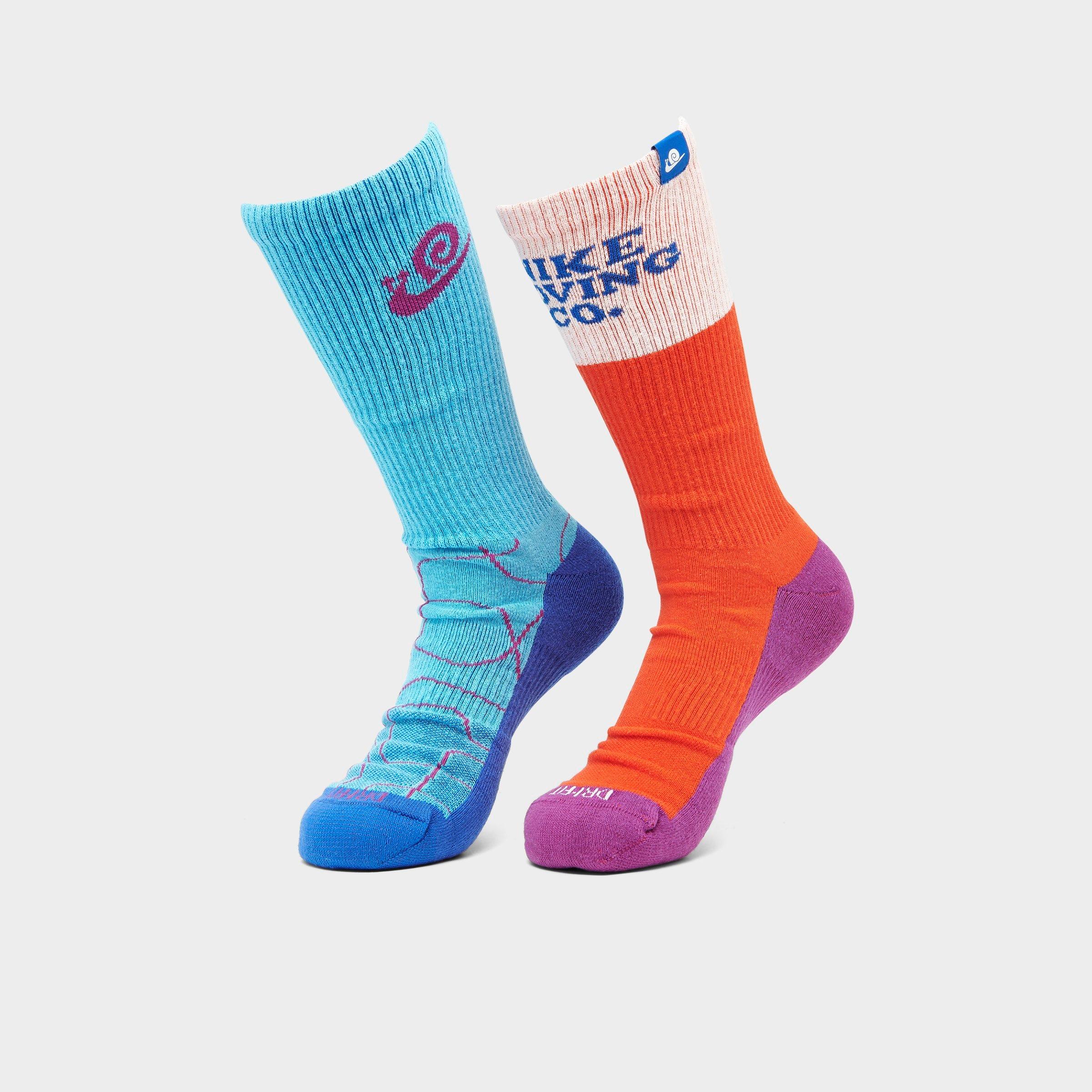 Nike Unisex Everyday Plus Cushioned Crew Socks (2 Pairs) In Multicolor