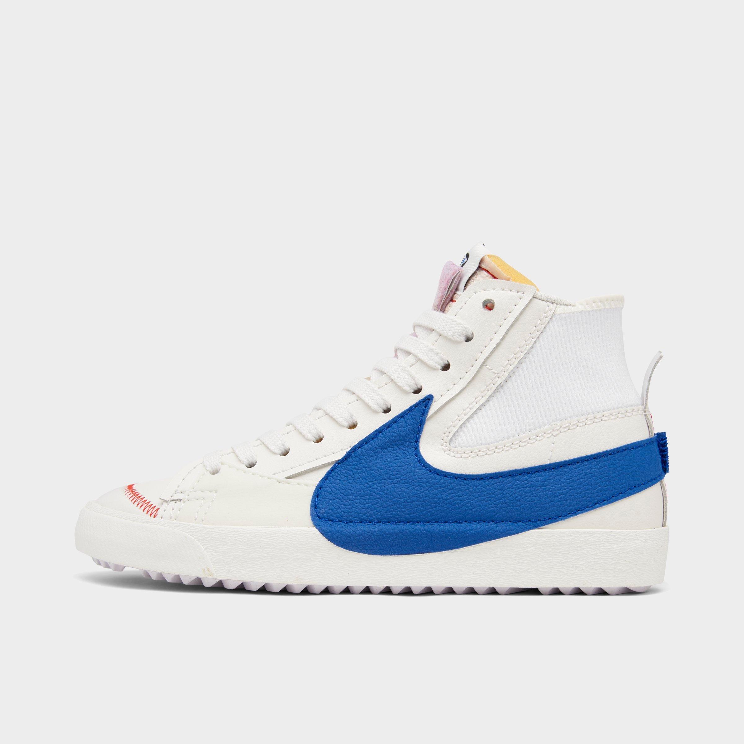 Nike Blazer Mid '77 Jumbo Sneakers In White And Blue-multi In Phantom/sail/phantom/old Royal