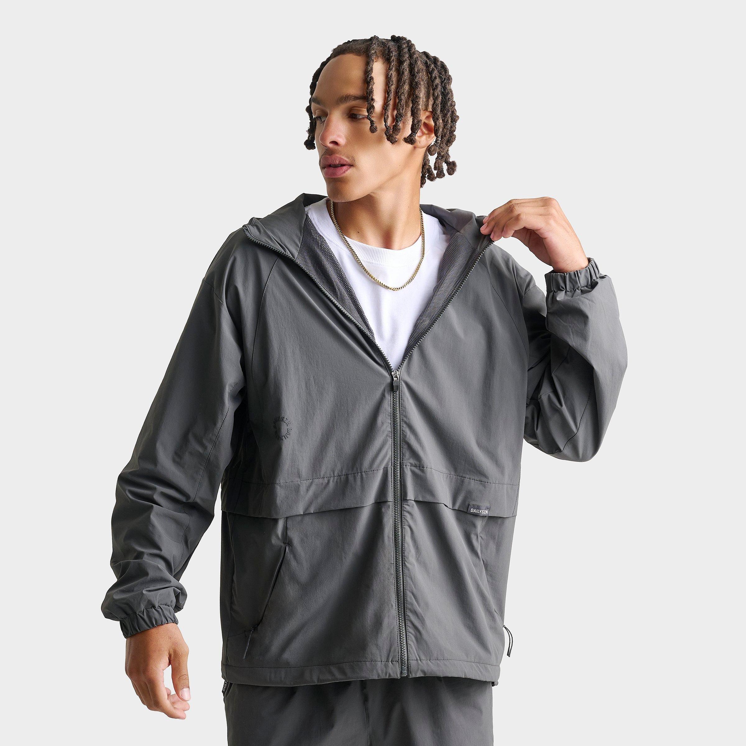 Men's DAILYSZN Mayton Woven Full-Zip Jacket in Phantom Size: XL