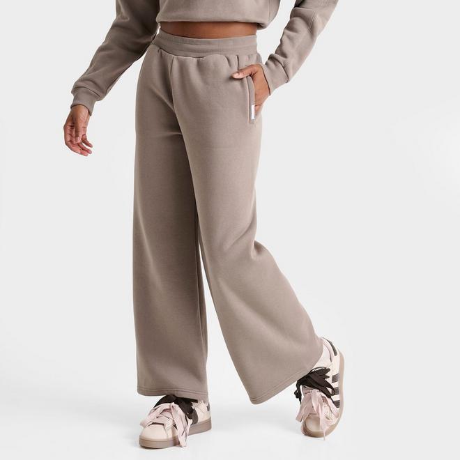 Women's DAILYSZN Fleece Wide Leg Jogger Pants