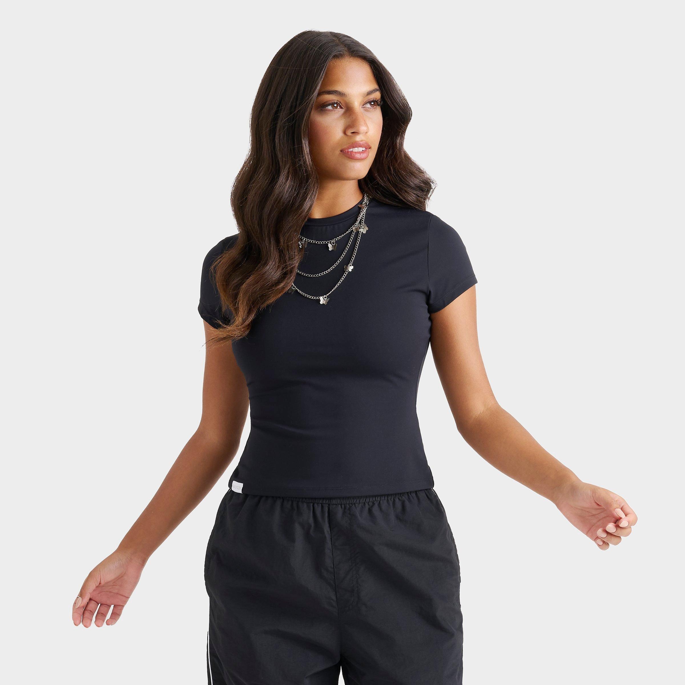 Women's DAILYSZN Active T-Shirt in Black Size: XS