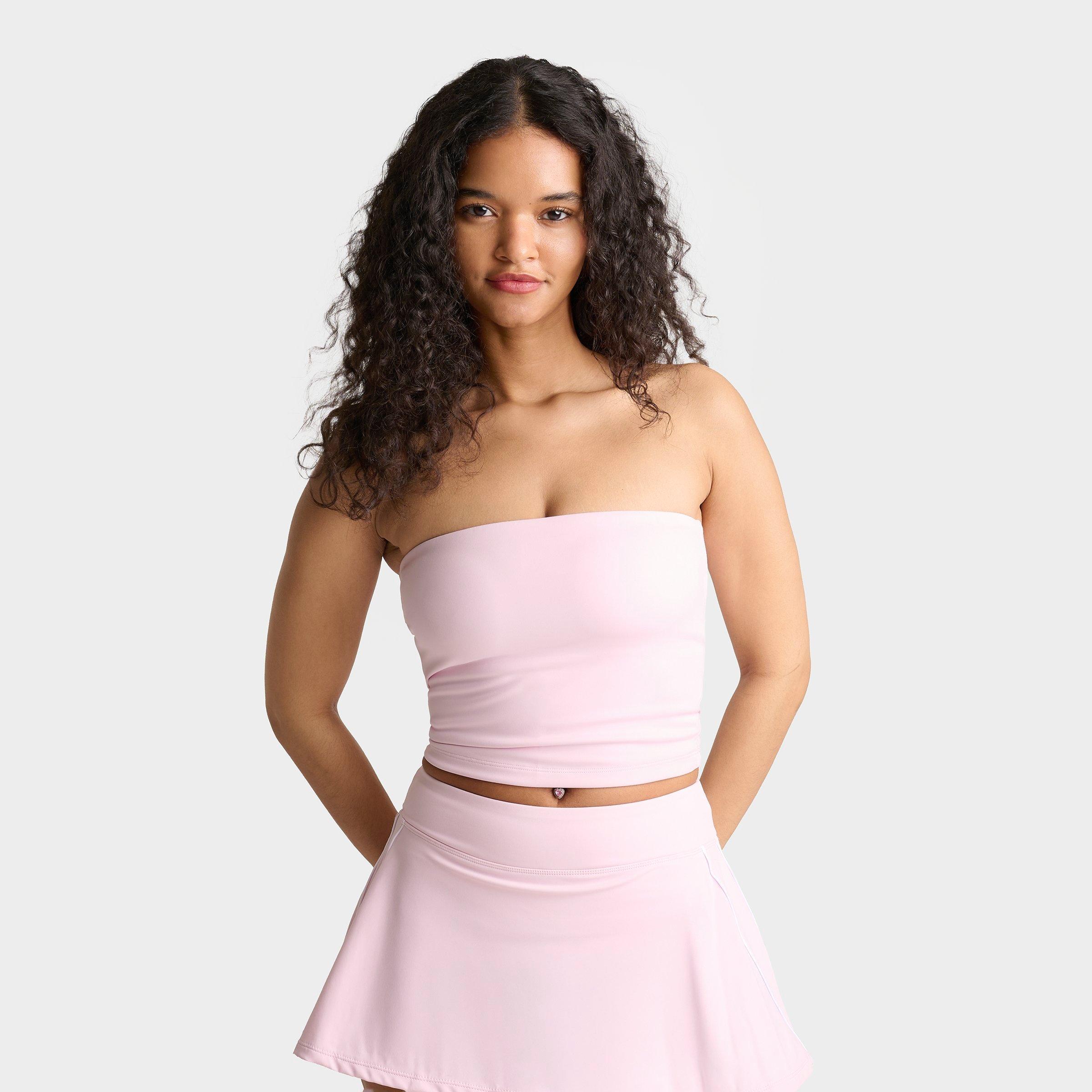 Women's DAILYSZN All Day Tube Top in Baby Pink Size: Large