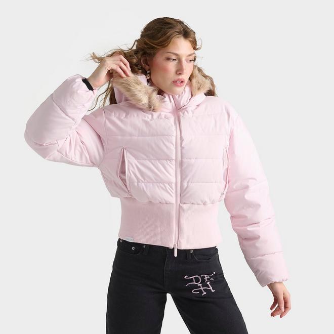 Women's DAILYSZN Fur Hooded Puffer Jacket