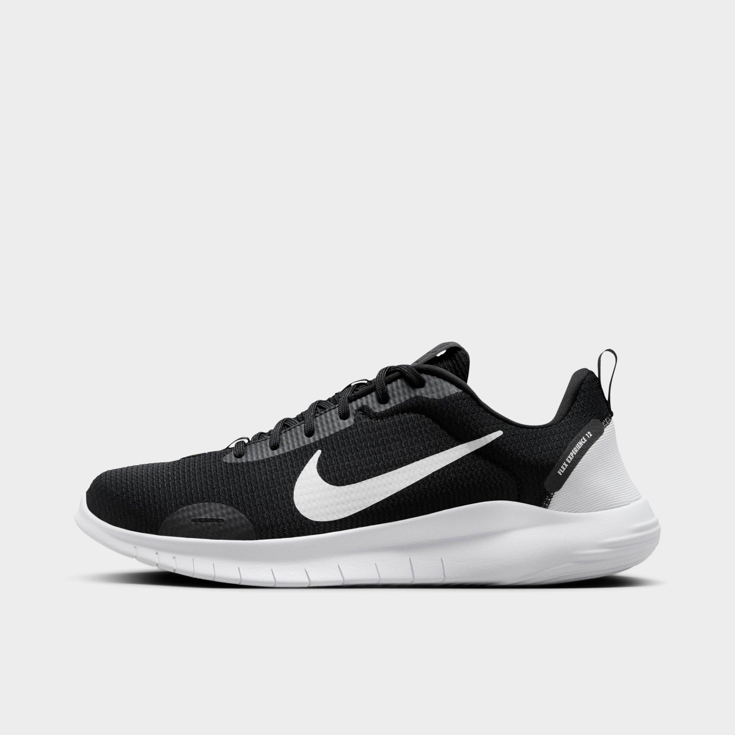 Nike Men's Flex Experience Run 12 Running Shoes in Black/Dark Smoke Grey/White Size: 7.0