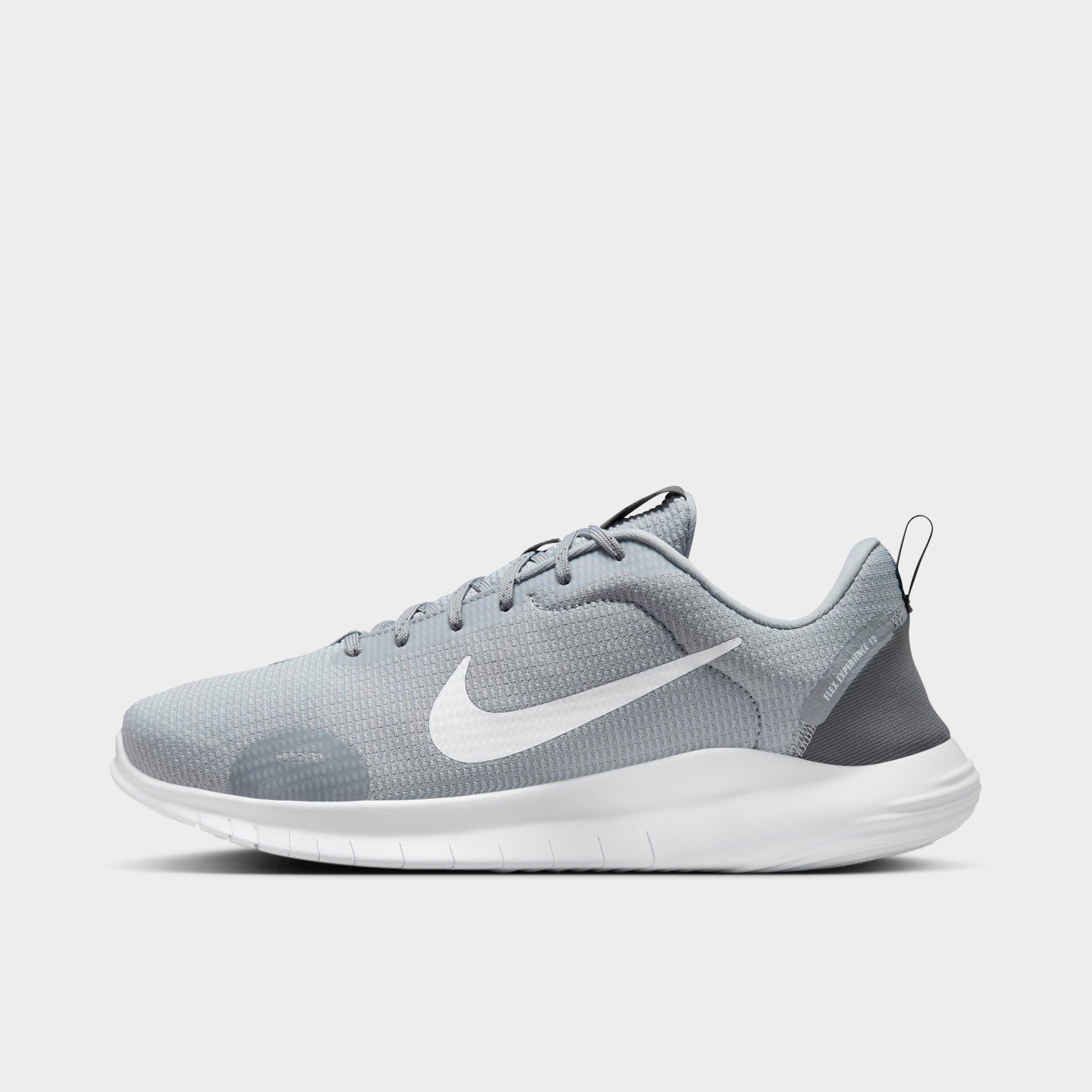 Nike Men's Flex Experience Run 12 Running Shoes (Extra Wide Width) in Wolf Grey/Iron Grey/White Size: 7.0